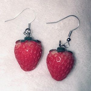 Handmade Strawberry earrings